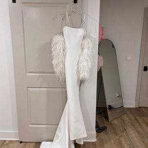 knee length dresses for ladies Jovani 06996 main image 1